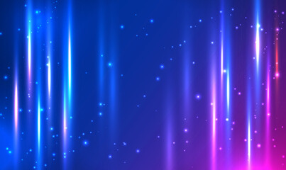 Wall Mural - abstract futuristic background with glowing light effect. empty background scene. digital technology