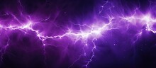 Purple Lightning Against A Backdrop