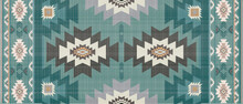 Navajo Tribal Vector Seamless Pattern. Native American Ornament. Ethnic South Western Decor Style. Boho Geometric Ornament. Vector Seamless Pattern. Mexican Blanket, Rug. Woven Carpet Illustration	
