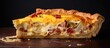 © AkuAku - Italian savory pie named pizza rustica close up photograph