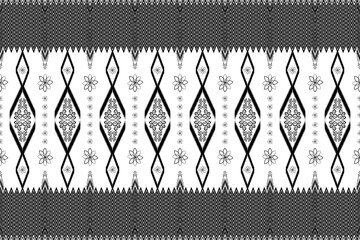 Wall Mural - Pattern modern background from geometric shapes, black and white stripes. For print destroying gift wrap, book cover, clothes, table cloth.