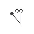 Sewing Pins vector icon