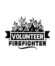 Volunteer Firefighter Svg Design