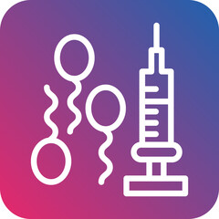 Vector Design In Vitro Fertilization Icon Style