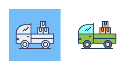 Sticker - Cargo Vector Icon