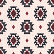 © paepae stocker  - Aztec tribal geometric ikat pattern. Illustration aztec Navajo geometric shape seamless pattern ikat style. Ethnic southwest pattern use for fabric, textile, home decoration elements, upholstery, etc.
