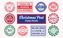 Christmas Post Stamps Bundle