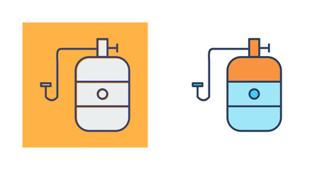 Sticker - Cylinder Vector Icon