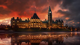 Fototapeta Big Ben - Canadian Parliament in Ottawa