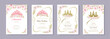 cinderella invitation. Invitation to the princess's birthday party. Template for baby shower invitation. It is a girl