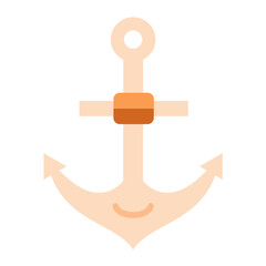 Canvas Print - Vector Design Anchor Icon Style