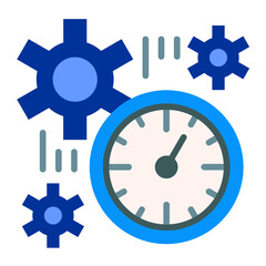 Sticker - Time Plan Icon Style