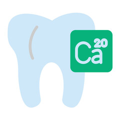 Sticker - Tooth Nutrition Icon Style