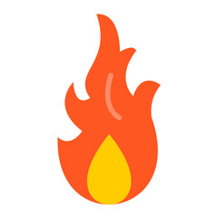 Poster - Fire Icon Style