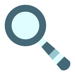 Wall Mural - Magnifying Glass Icon Style