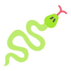 Sticker - Snake Icon Style