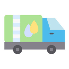 Sticker - Oil Tanker Icon Style