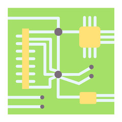 Sticker - Pcb Board Icon Style