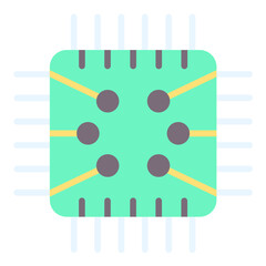 Sticker - Circuit Icon Style