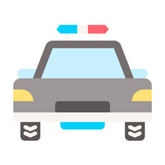 Sticker - Police Car Icon Style