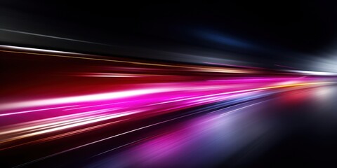 Canvas Print - abstract colourful light motion blur background.