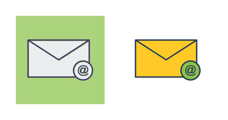 Sticker - Mail Vector Icon