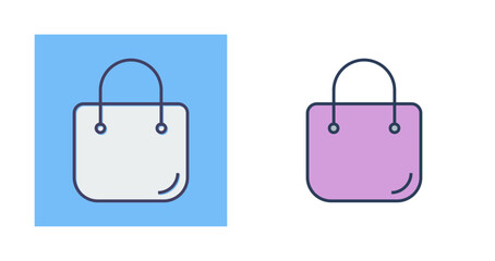 Canvas Print - Handbag Vector Icon