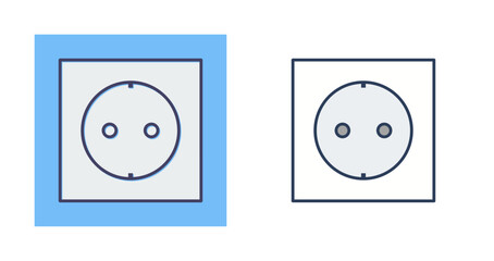 Canvas Print - Socket Vector Icon