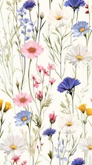 Wall Mural - flower bouquet Seamless Pattern Vector Design, design fashion, fabric, textile, wallpaper,