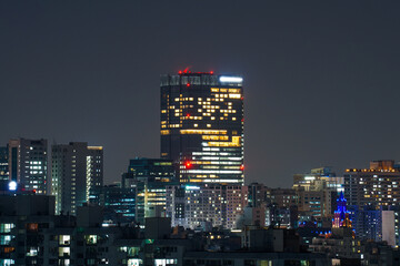 Sticker - the night view of seoul Korea, Seocho-gu