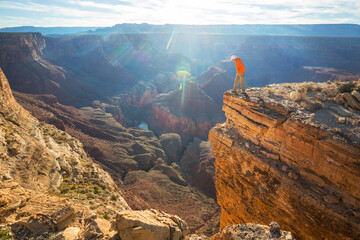 Wall Mural - Hike in Grand Canyon