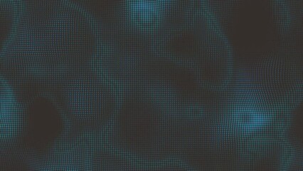 Wall Mural - abstract minimal mesh waving background/ 4k animation of an abstract fractal background with mesh su