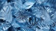 Macro de cristais de gelo