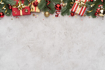 christmas background with decoration