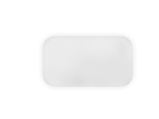 Abstract glassmorphism square button