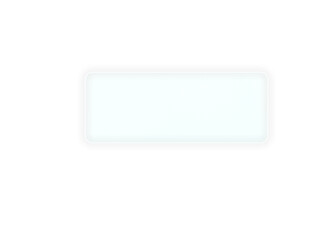 Aufkleber - blank white card on blue