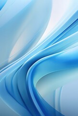 Wall Mural - Abstract background with swirling waves by Generative AI