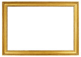 Fototapeta  - Large picture frame on a transparent background, in PNG format.