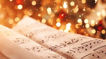  Christmas Background With Music Sheets Creating A Harmonious Holiday Vibe