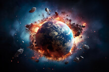 Global Catastrophe. Earths Fire Apocalypse