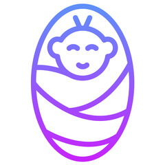 Sticker - Newborn Baby Icon