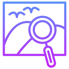 Sticker - Search Image Icon