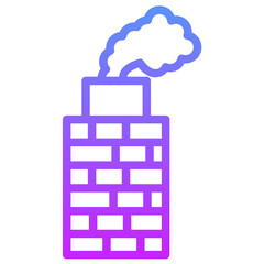 Sticker - chimney icon