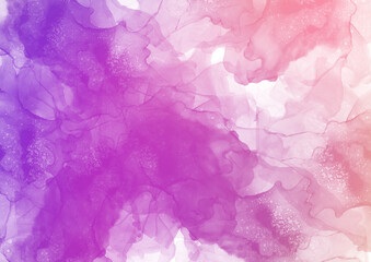 Wall Mural - abstract watercolor background with watercolor splashes transparent background clip Art 