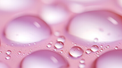  pink water drops