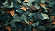 Abstract summer feeling camouflage wallpaper