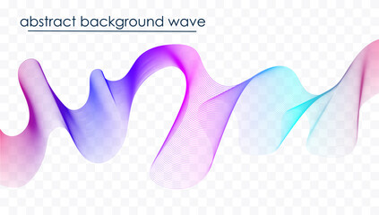 Poster - Modern colorful flow poster. Wave Liquid shape in transparent background. Art design for your design project. Vector illustration EPS10