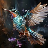 Fototapeta  - hummingbird in flight