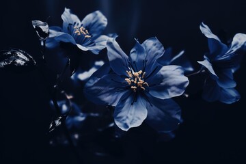 Dark Blue Flower