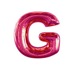 Wall Mural - Inflatable symbol. letter g